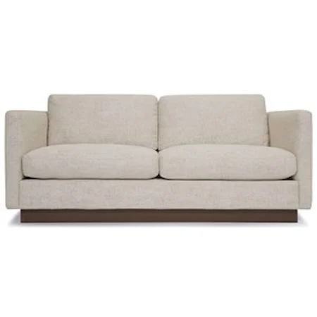 Contemporary 73" Sofa with Track Arms